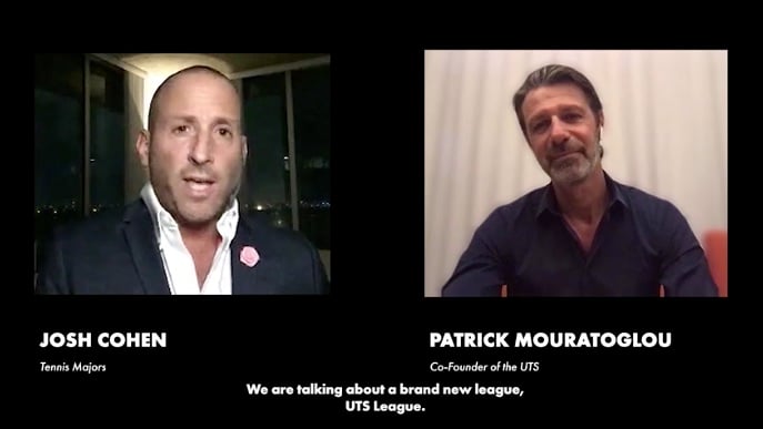 Patrick Mouratoglou interviewed by Tennis Majors for the launching of the UTS.