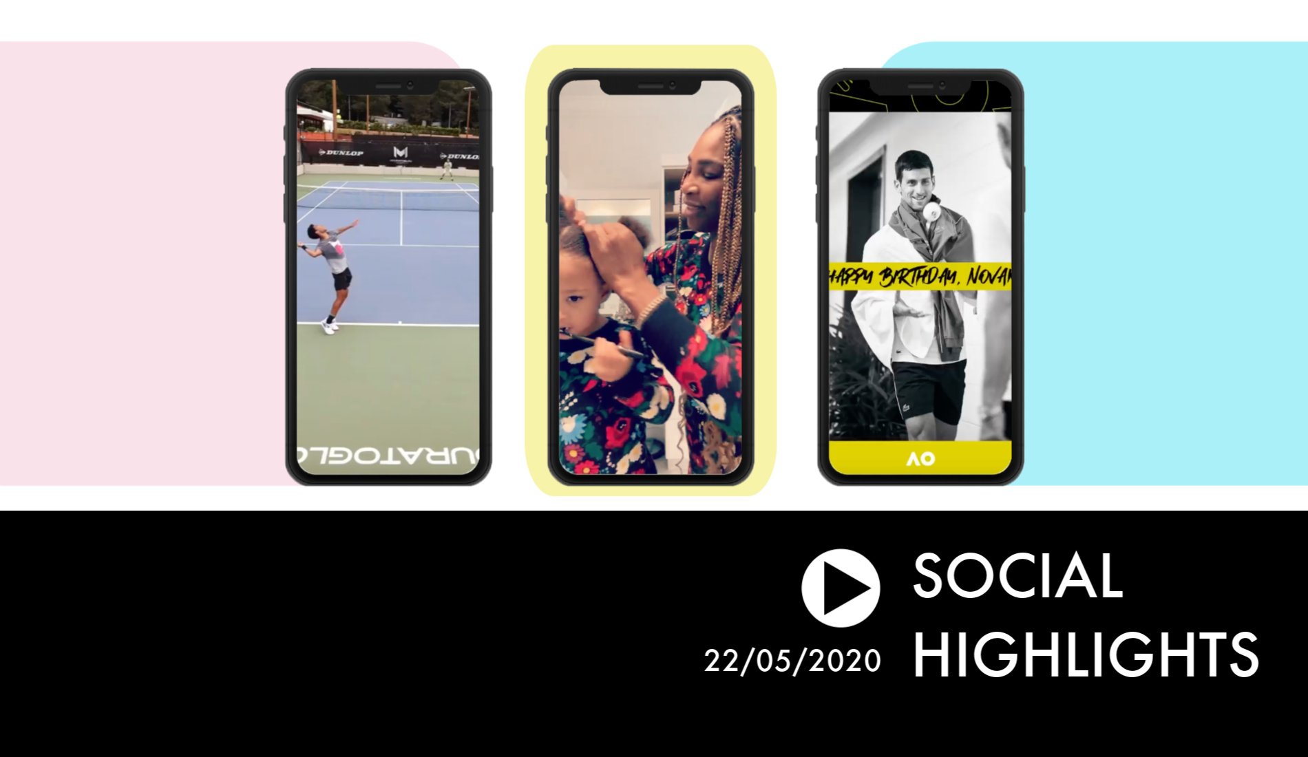 Social Highlights - Tsitsipas Auger-Aliassime