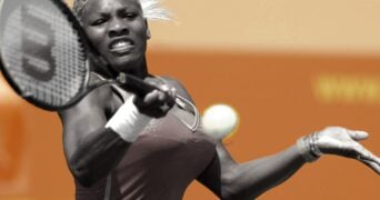 The 19th, May, 2002, Serena finally won a title on clay