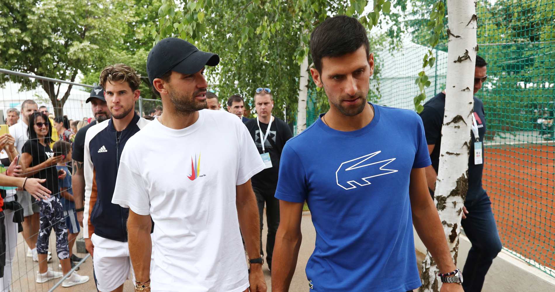Grigor Dimitrov and Novak Djokovic, Adria Tour 2020