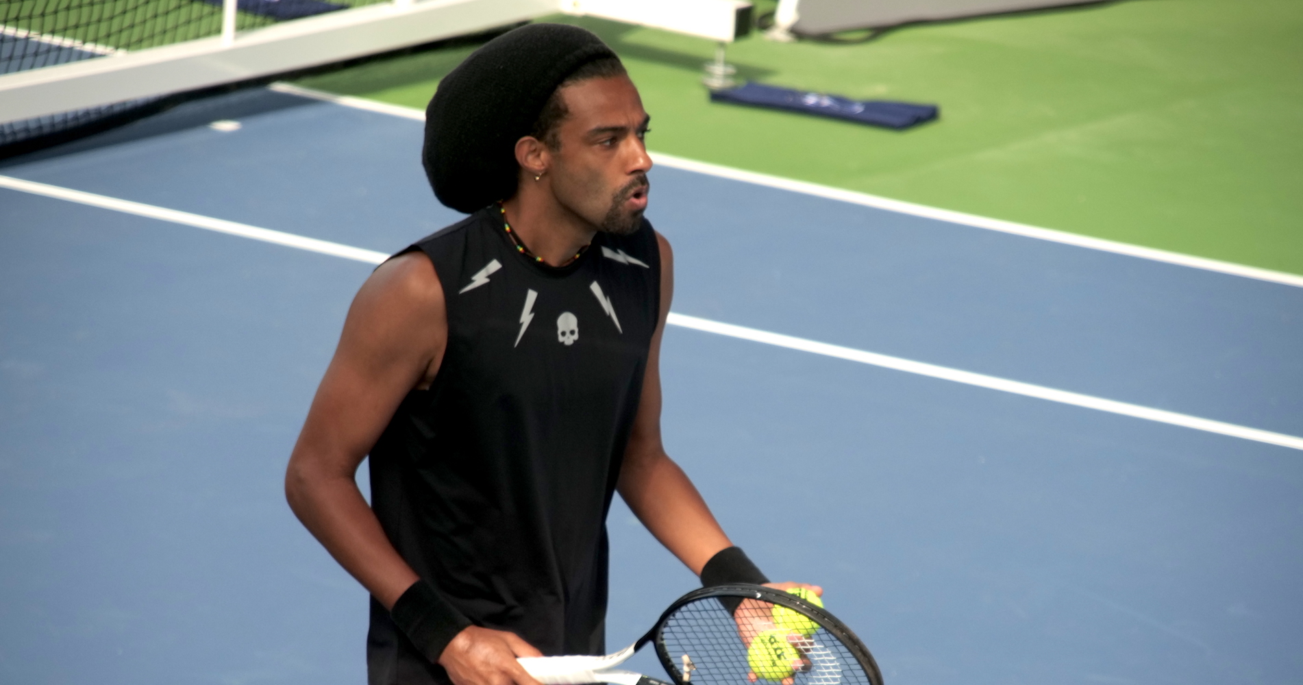 Dustin Brown at UTS1, June 2020, Mouratoglou Tennis Academy