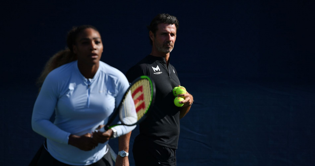Serena Williams and Patrick Mouratoglou, archive US Open 2019