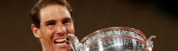 Rafael Nadal at the 2020 Roland-Garros