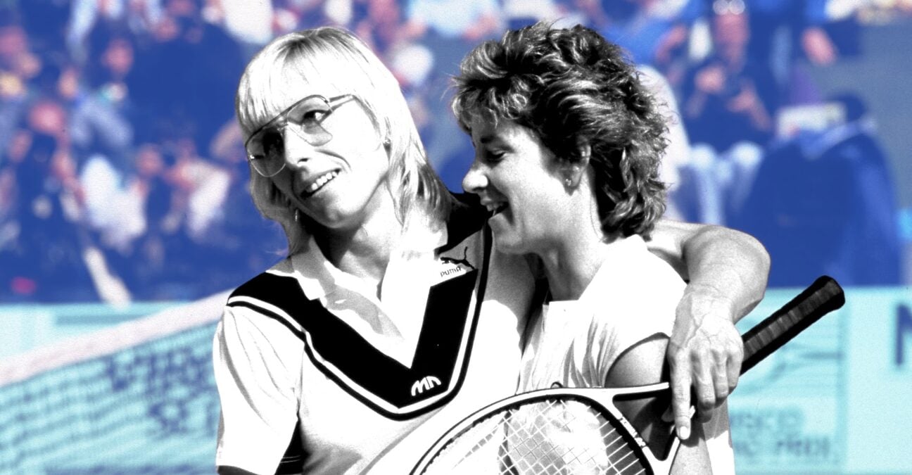 Martina Navratilova and Chris Evert