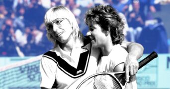 Martina Navratilova and Chris Evert