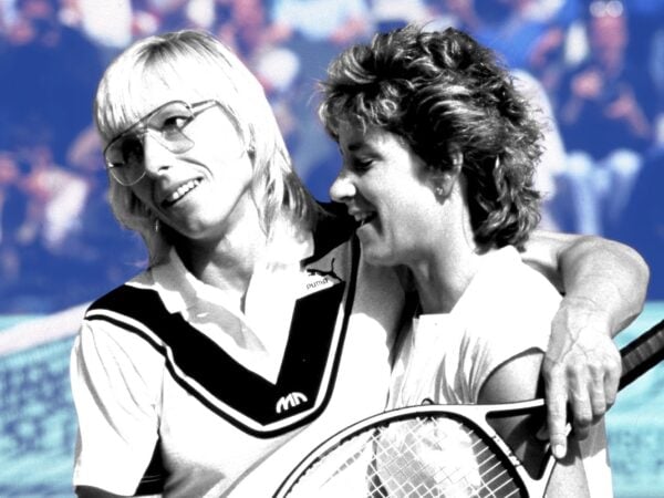 Martina Navratilova and Chris Evert