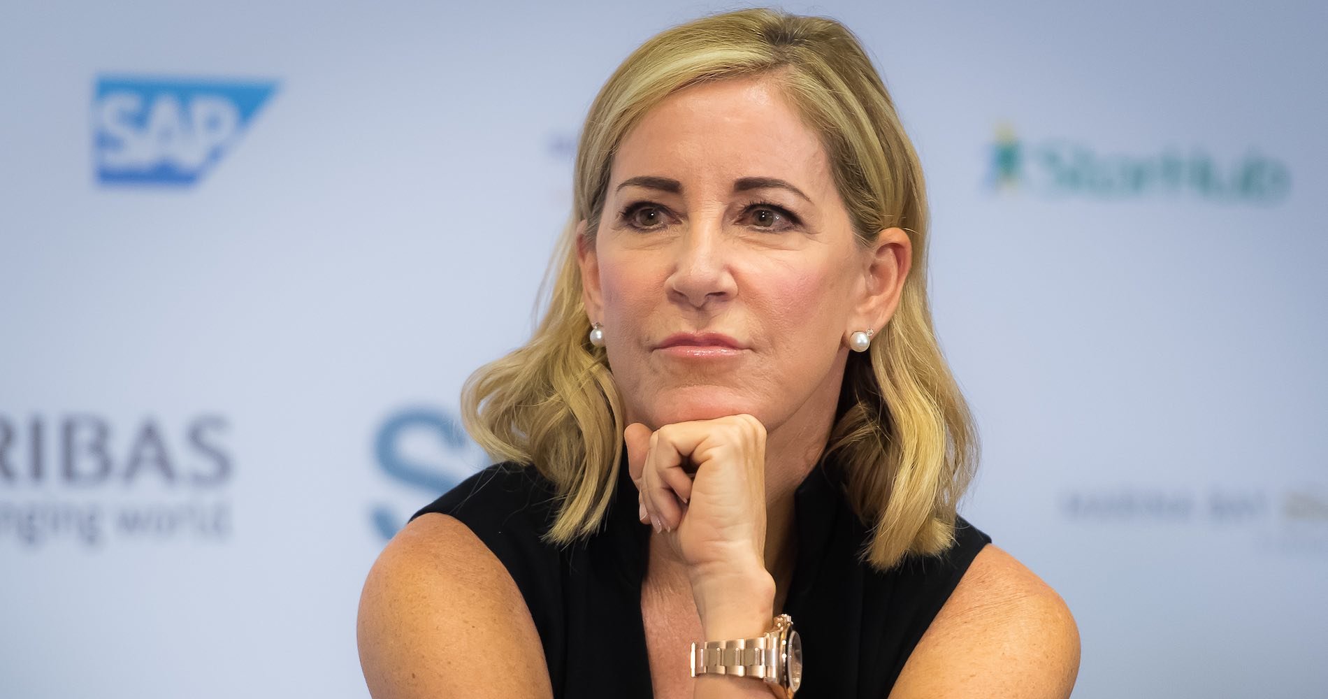 Portrait of Chris Evert, 2018