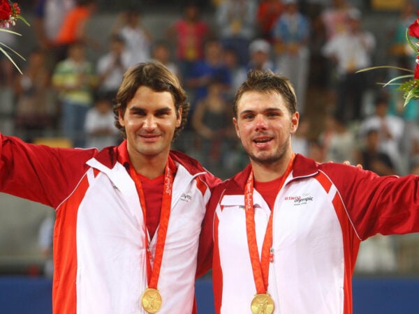 Roger Federer et Stan Wawrinka, Jeux Olympiques de Pékin 2008