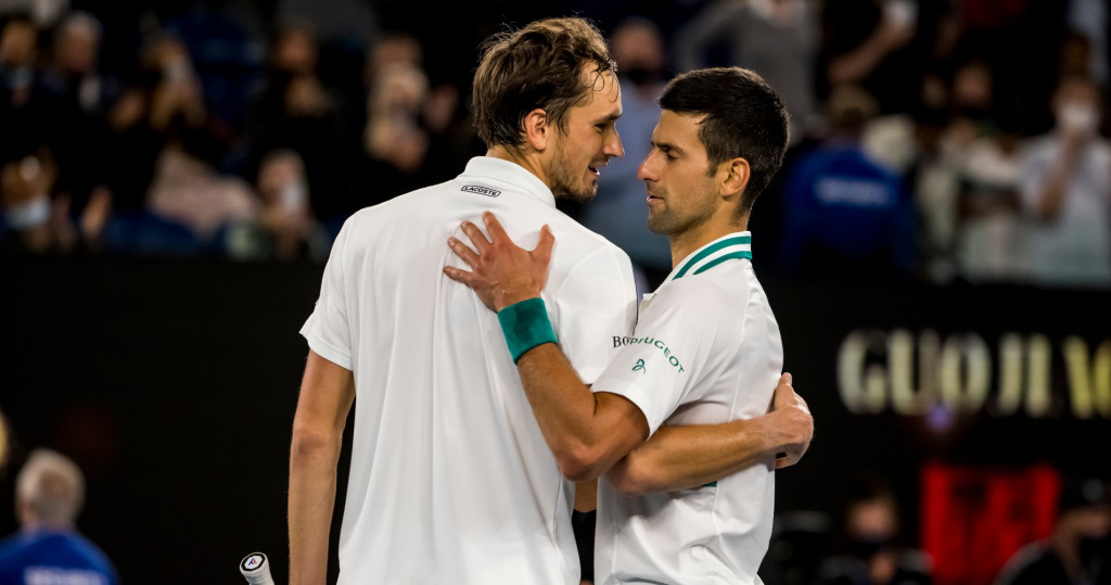 Daniil Medvedev & Novak Djokovic, 2021 Australian Open Final