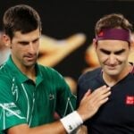 Roger Federer and Novak Djokovic