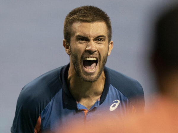 Borna Coric at the 2022 Western & Southern Open in Cincinnati