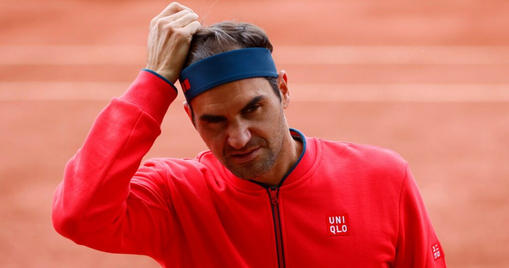 Roger Federer at Geneva in 2021