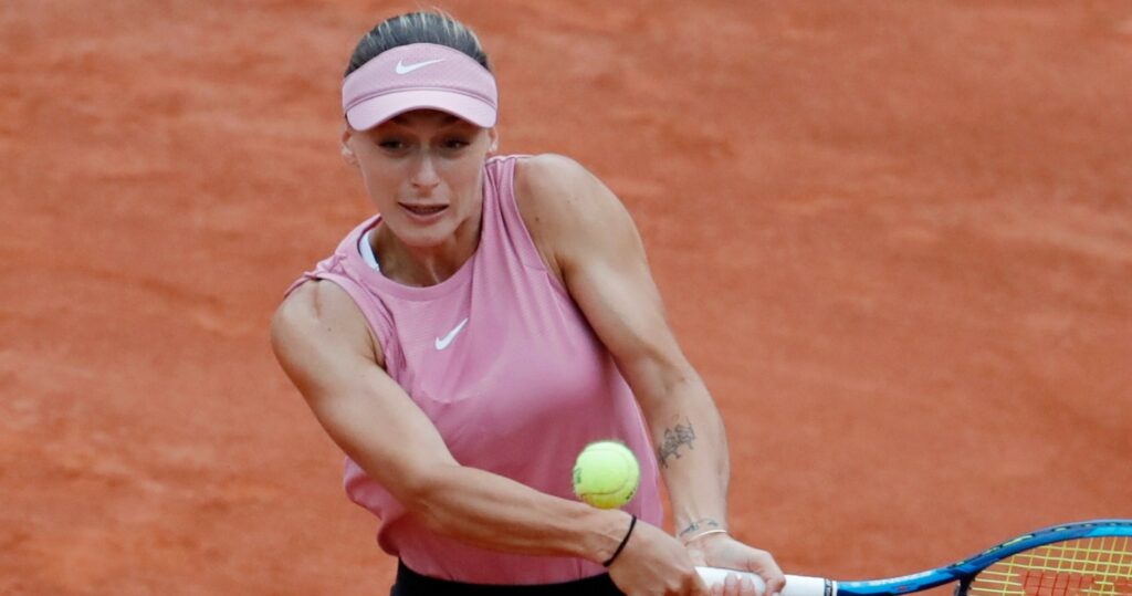 Ana Bogdan at Roland-Garros in 2021