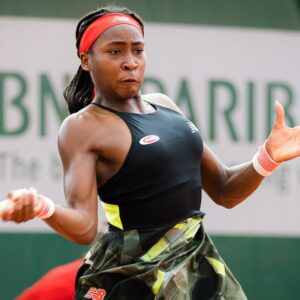 Cori Gauff at Roland-Garros in 2021