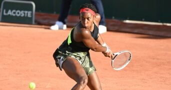 Cori Gauff at Roland-Garros in 2021