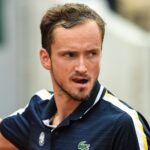 Daniil Medvedev at Roland-Garros in 2021