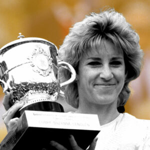 Chris Evert at Roland-Garros in 1986