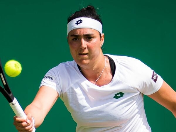 Ons Jabeur at Eastbourne in 2021