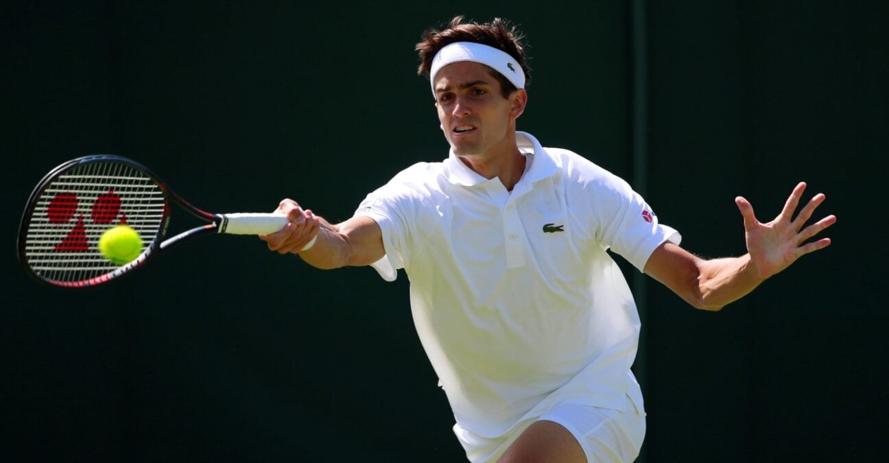Pierre-Hugues Herbert at Wimbledon in 2021