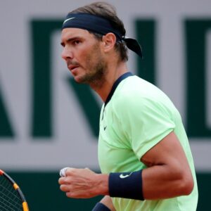 Rafael Nadal at Roland-Garros in 2021