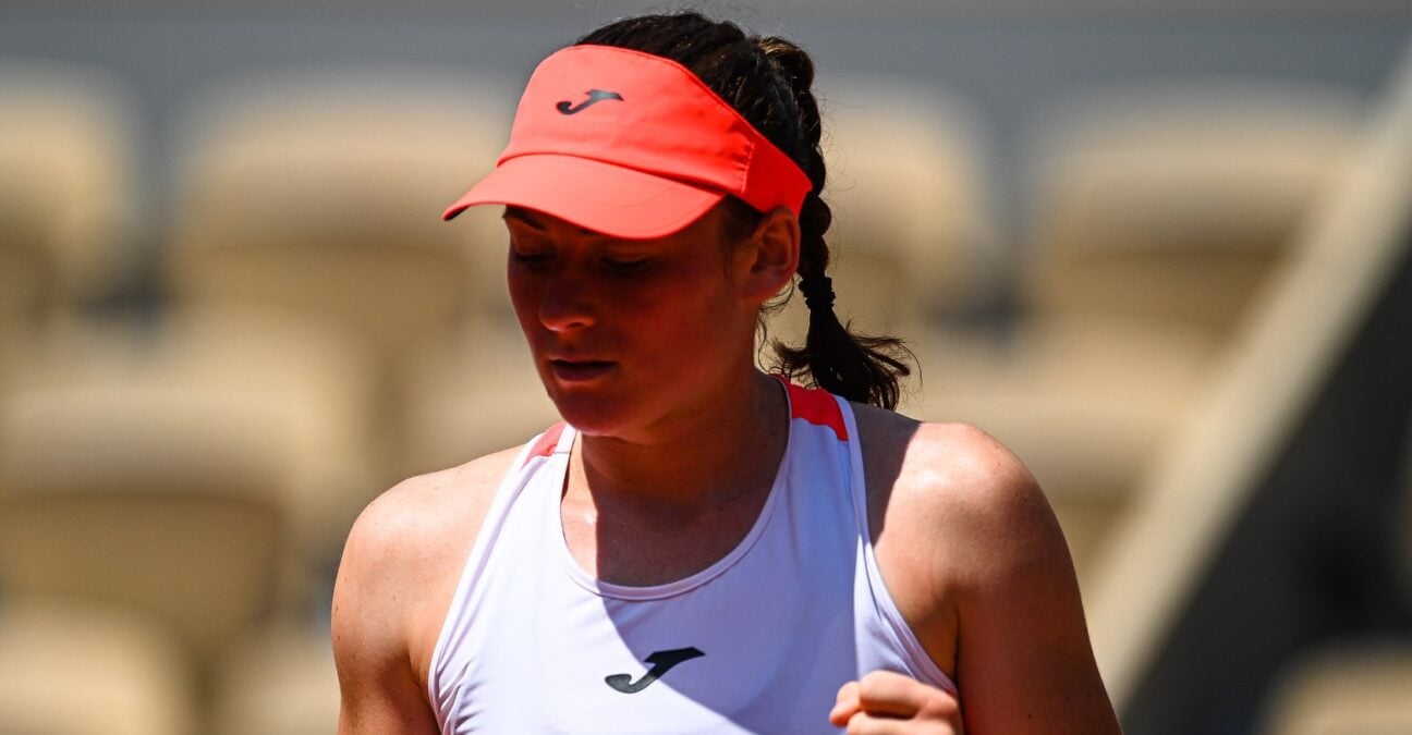 Tamara Zidansek at Roland-Garros in 2021