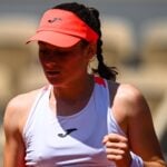 Tamara Zidansek at Roland-Garros in 2021