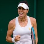 Ajla Tomljanovic at Wimbledon in 2021