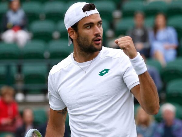 Matteo Berrettini at Wimbledon in 2021