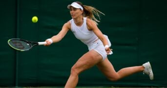Paulo Badosa at Wimbledon in 2021