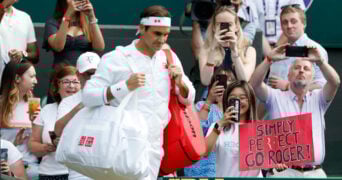 Roger Federer Wimbledon 2021