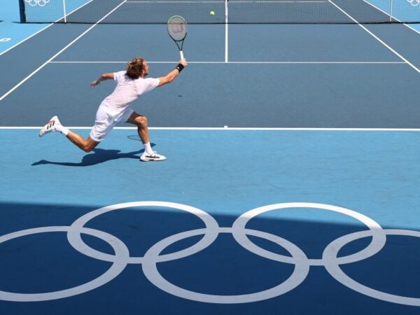 Stefanos Tsitsipas at Tokyo Olympics in 2021