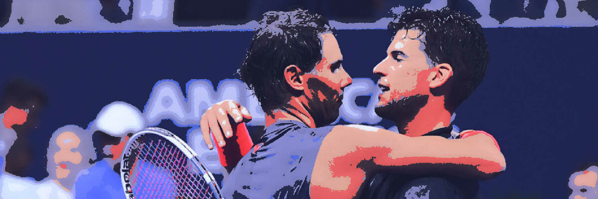 Rafael Nadal & Dominic Thiem at the US Open in 2021