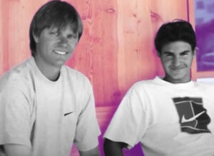 Roger Federer et Peter Carter, On this day