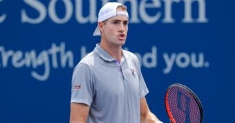 John Isner at Cincinnati in 2021
