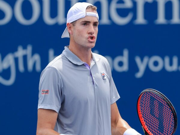 John Isner at Cincinnati in 2021