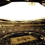 Shanghai Center Court in Black and White after 2021 cancellation