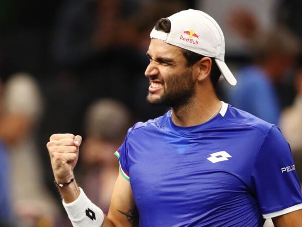 Matteo Berrettini at the Laver Cup in Boston in 2021