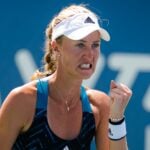 Kristina Mladenovic fist pump