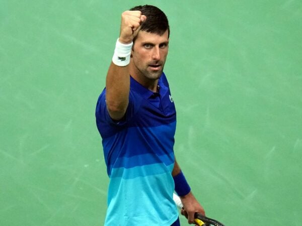 Novak Djokovic at the 2021 US Open