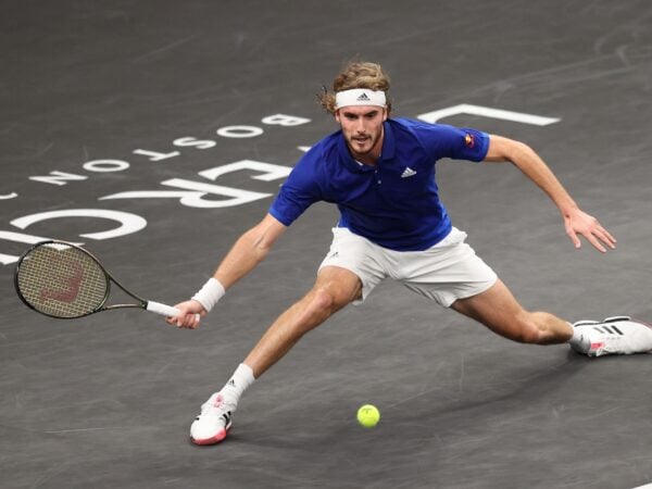 Stefanos Tsitsipas at the Laver Cup in 2021