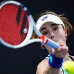 Alize Cornet close-up