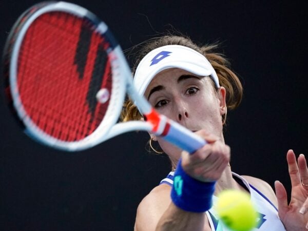 Alize Cornet close-up