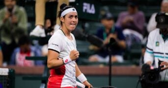Ons Jabeur of Tunisia at Indian Wells