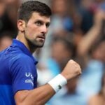 Novak Djokovic close-up