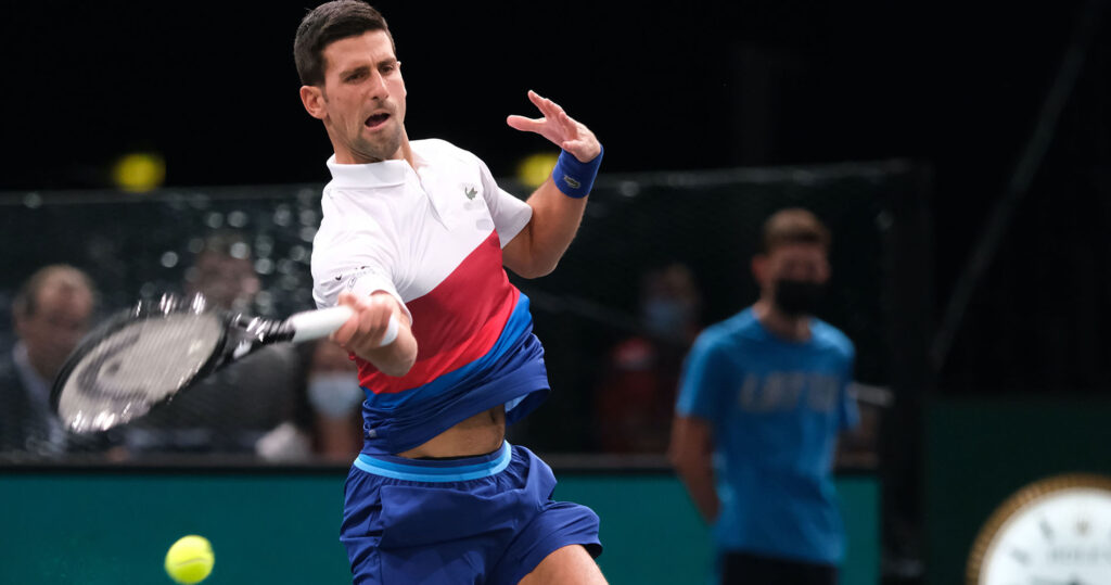 Novak Djokovic Paris Masters 2021