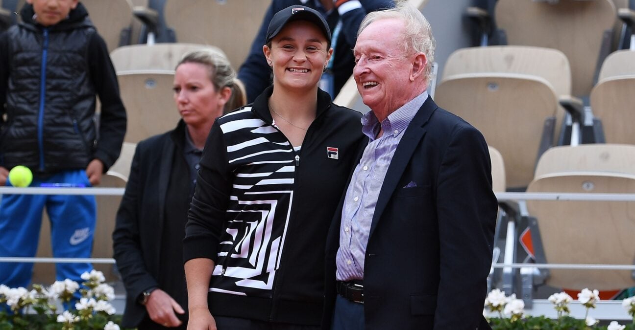 Ash Barty Rod Laver
