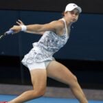 Ash Barty against Anisimova