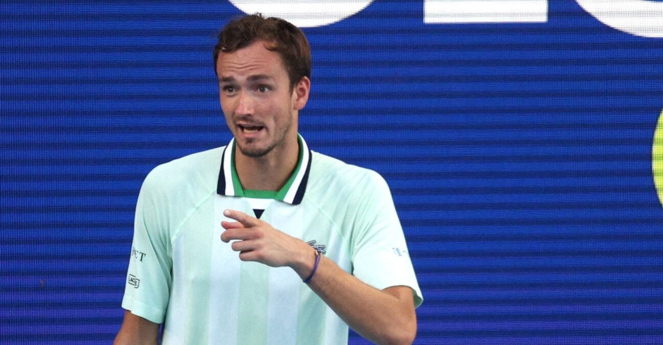 Daniil Medvedev reaction AO 2022