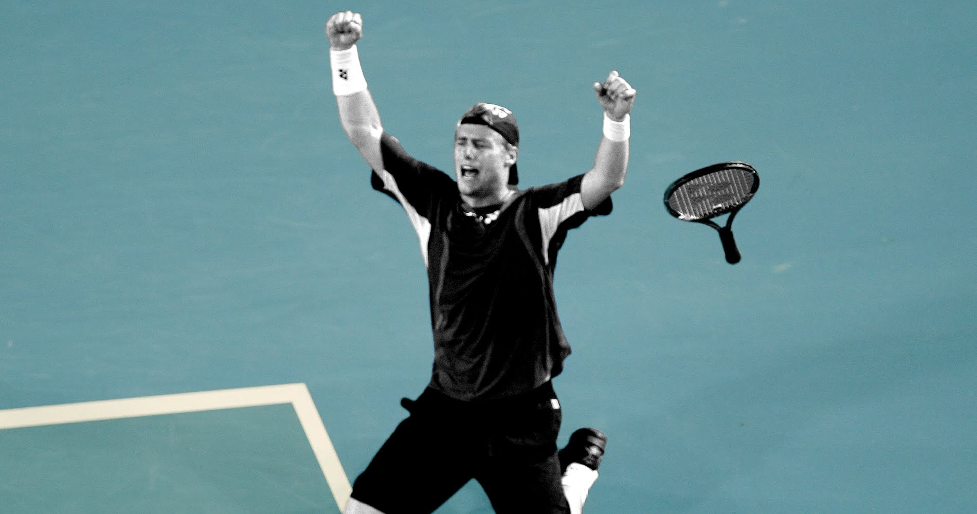 Lleyton Hewitt at the Australian Open