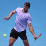 Rafael Nadal practice Melbourne 2022